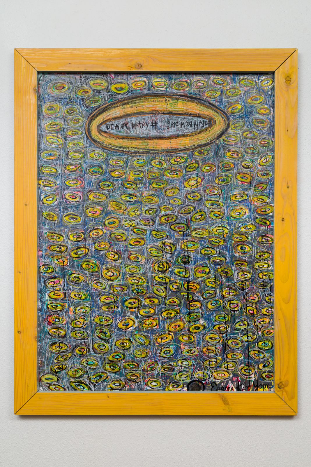 Diary Ntry #81: No More Halos, 43 x 55 x 1.5 inches