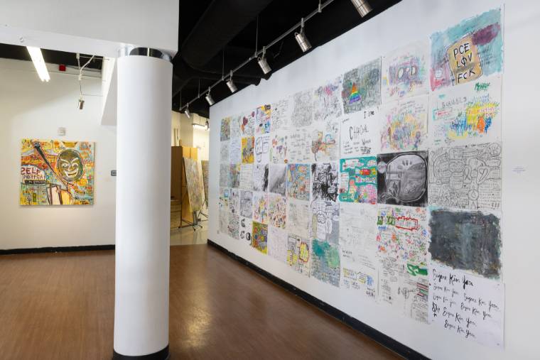 Installation view — This is My Diary (…& I Hav A LoT 2 SaY!) #UNmuzzld